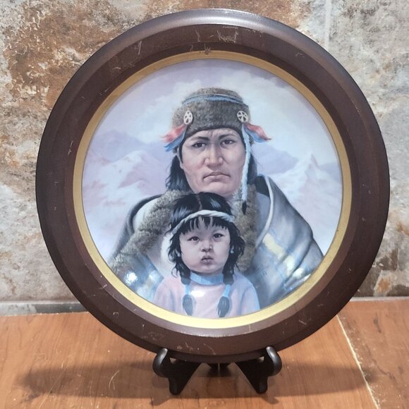 Vague Shadows The Chippewa Nation Decorative Collector Plate by Perillo Fifth Is - Picture 12 of 12